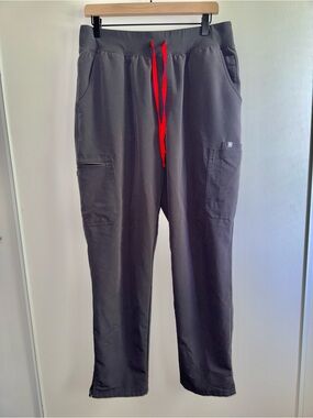 Figs Yola 2.0 High Waist Scrub Pants Women’s Size XL Charcoal